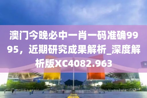 澳门今晚必中一肖一码准确9995，近期研究成果解析_深度解析版XC4082.963