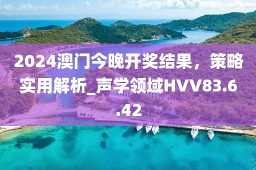 2024澳门今晚开奖结果，策略实用解析_声学领域HVV83.6.42