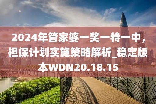 2024年管家婆一奖一特一中，担保计划实施策略解析_稳定版本WDN20.18.15