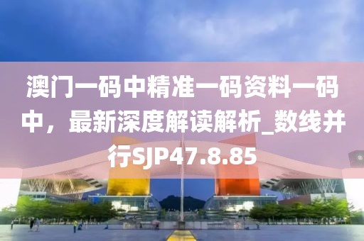 澳门一码中精准一码资料一码中，最新深度解读解析_数线并行SJP47.8.85