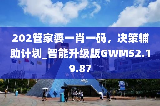 202管家婆一肖一码，决策辅助计划_智能升级版GWM52.19.87