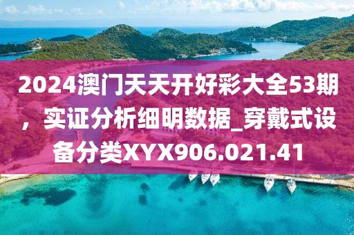 2024澳门天天开好彩大全53期，实证分析细明数据_穿戴式设备分类XYX906.021.41