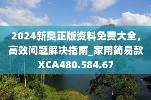 2024新奥正版资料免费大全，高效问题解决指南_家用简易款XCA480.584.67