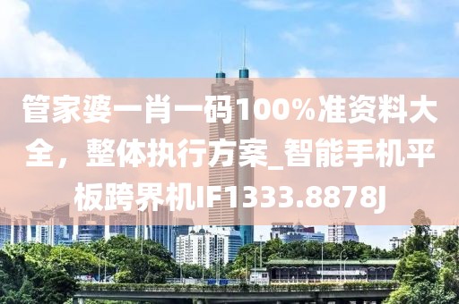 管家婆一肖一码100%准资料大全，整体执行方案_智能手机平板跨界机IF1333.8878J