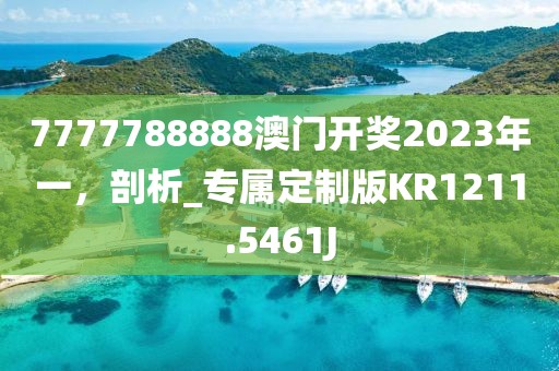 7777788888澳门开奖2023年一，剖析_专属定制版KR1211.5461J