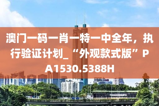 澳门一码一肖一特一中全年，执行验证计划_“外观款式版”PA1530.5388H