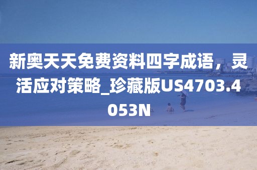 新奥天天免费资料四字成语，灵活应对策略_珍藏版US4703.4053N