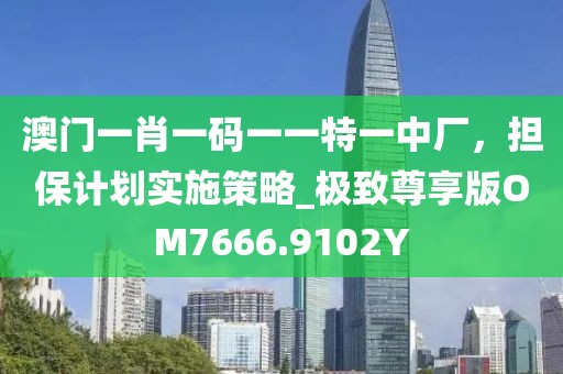 澳门一肖一码一一特一中厂，担保计划实施策略_极致尊享版OM7666.9102Y