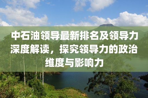 中石油领导最新排名及领导力深度解读，探究领导力的政治维度与影响力