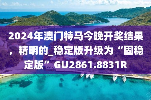 2024年澳门特马今晚开奖结果，精明的_稳定版升级为“固稳定版”GU2861.8831R