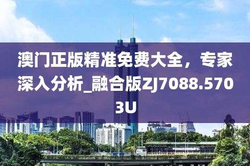 澳门正版精准免费大全，专家深入分析_融合版ZJ7088.5703U