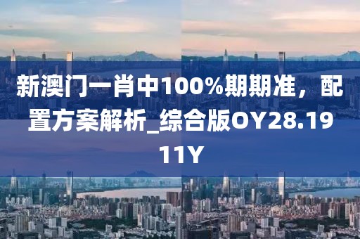 新澳门一肖中100%期期准，配置方案解析_综合版OY28.1911Y