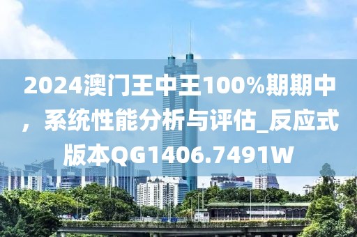 2024澳门王中王100%期期中，系统性能分析与评估_反应式版本QG1406.7491W