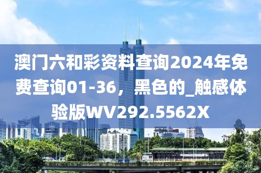 澳门六和彩资料查询2024年免费查询01-36，黑色的_触感体验版WV292.5562X