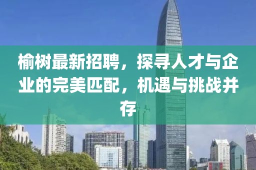 榆树最新招聘，探寻人才与企业的完美匹配，机遇与挑战并存