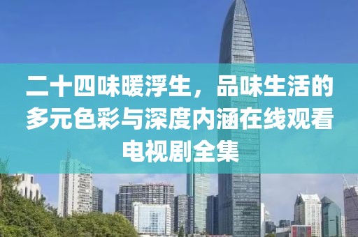 二十四味暖浮生，品味生活的多元色彩与深度内涵在线观看电视剧全集