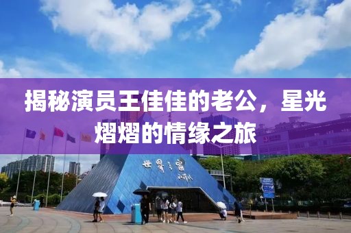 揭秘演员王佳佳的老公，星光熠熠的情缘之旅