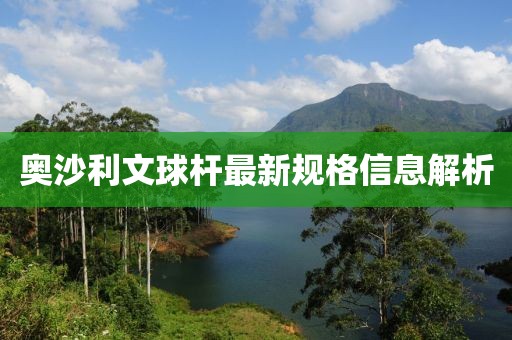 奥沙利文球杆最新规格信息解析