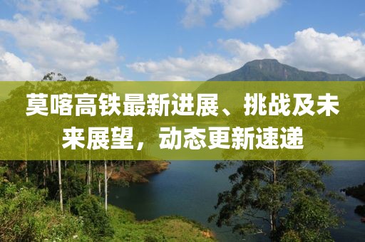 莫喀高铁最新进展、挑战及未来展望，动态更新速递