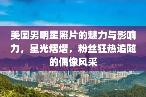 美国男明星照片的魅力与影响力，星光熠熠，粉丝狂热追随的偶像风采