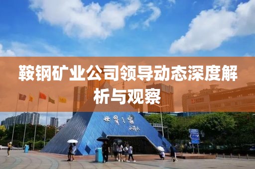 鞍钢矿业公司领导动态深度解析与观察