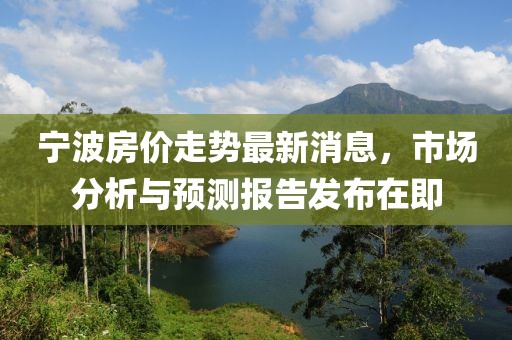 宁波房价走势最新消息，市场分析与预测报告发布在即