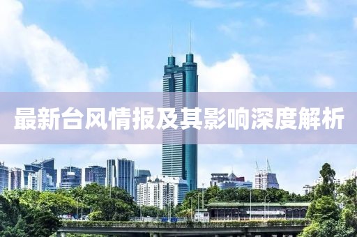 最新台风情报及其影响深度解析