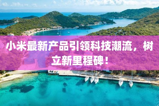 小米最新产品引领科技潮流，树立新里程碑！