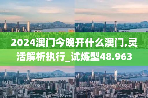 2024澳门今晚开什么澳门,灵活解析执行_试炼型48.963