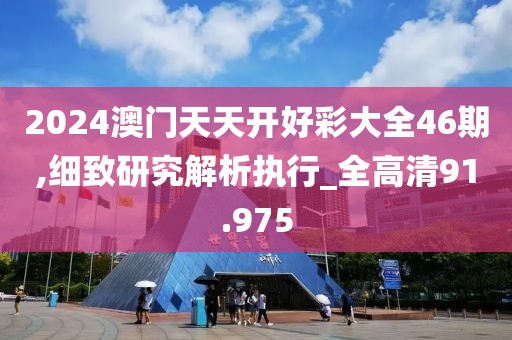 2024澳门天天开好彩大全46期,细致研究解析执行_全高清91.975