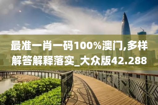 最准一肖一码100%澳门,多样解答解释落实_大众版42.288