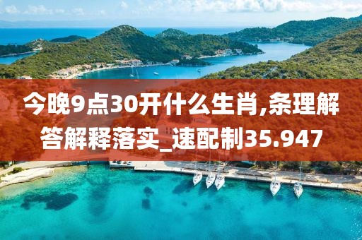 今晚9点30开什么生肖,条理解答解释落实_速配制35.947