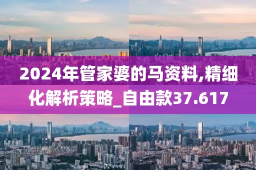 2024年管家婆的马资料,精细化解析策略_自由款37.617