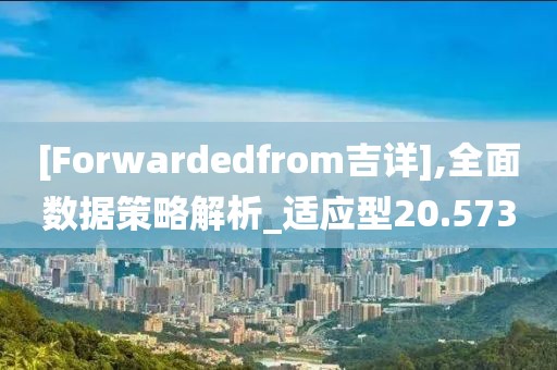 [Forwardedfrom吉详],全面数据策略解析_适应型20.573