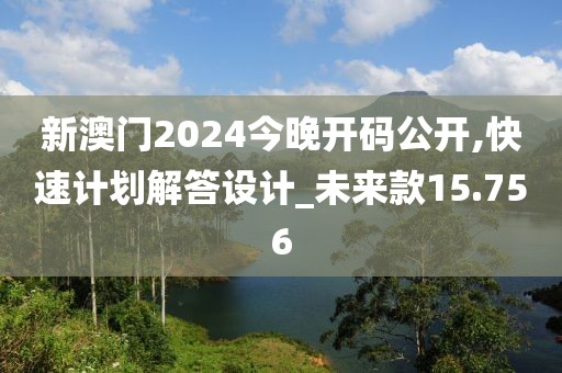 新澳门2024今晚开码公开,快速计划解答设计_未来款15.756