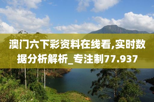 澳门六下彩资料在线看,实时数据分析解析_专注制77.937