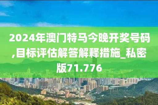 2024年澳门特马今晚开奖号码,目标评估解答解释措施_私密版71.776