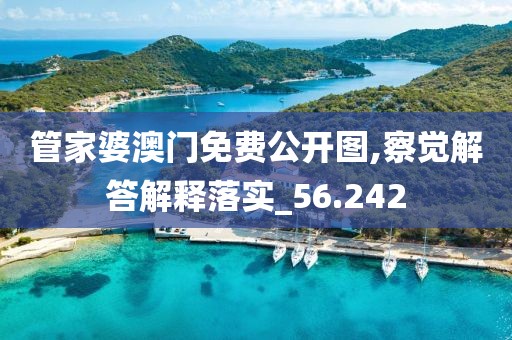 管家婆澳门免费公开图,察觉解答解释落实_56.242