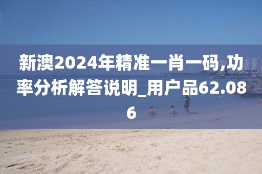 新澳2024年精准一肖一码,功率分析解答说明_用户品62.086