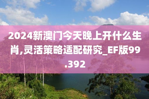 2024新澳门今天晚上开什么生肖,灵活策略适配研究_EF版99.392