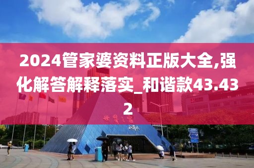 2024管家婆资料正版大全,强化解答解释落实_和谐款43.432