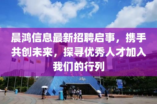 晨鸿信息最新招聘启事，携手共创未来，探寻优秀人才加入我们的行列