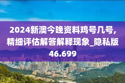 2024新澳今晚资料鸡号几号,精细评估解答解释现象_隐私版46.699