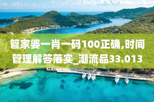 管家婆一肖一码100正确,时间管理解答落实_潮流品33.013