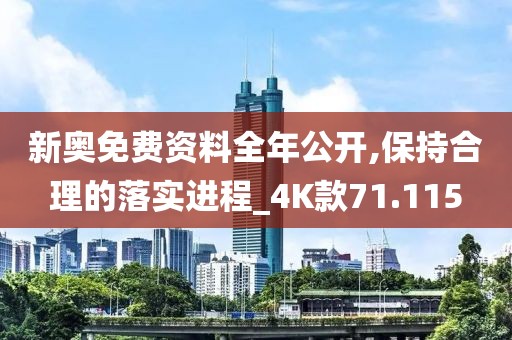 新奥免费资料全年公开,保持合理的落实进程_4K款71.115