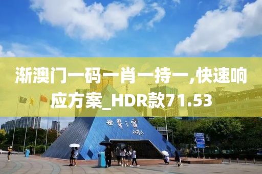 渐澳门一码一肖一持一,快速响应方案_HDR款71.53