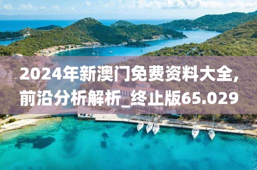 2024年新澳门免费资料大全,前沿分析解析_终止版65.029