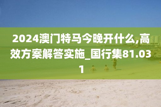 2024澳门特马今晚开什么,高效方案解答实施_国行集81.031