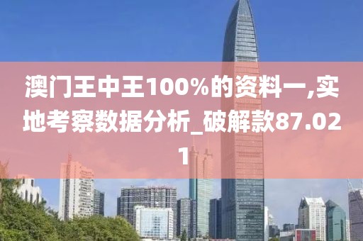 澳门王中王100%的资料一,实地考察数据分析_破解款87.021