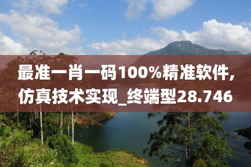 最准一肖一码100%精准软件,仿真技术实现_终端型28.746